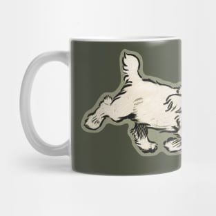 White Puppy Mug